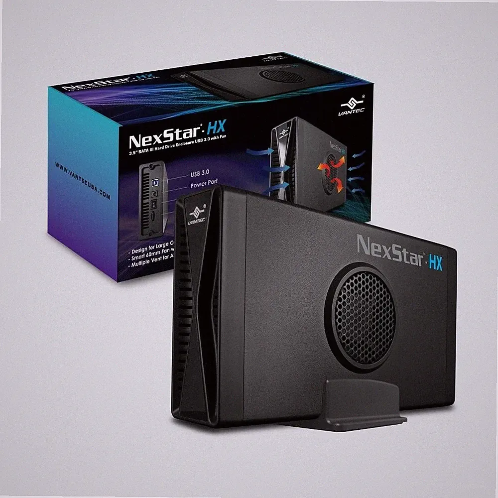 vantec nexstar hx 3.5" sata iii hard drive enclosure