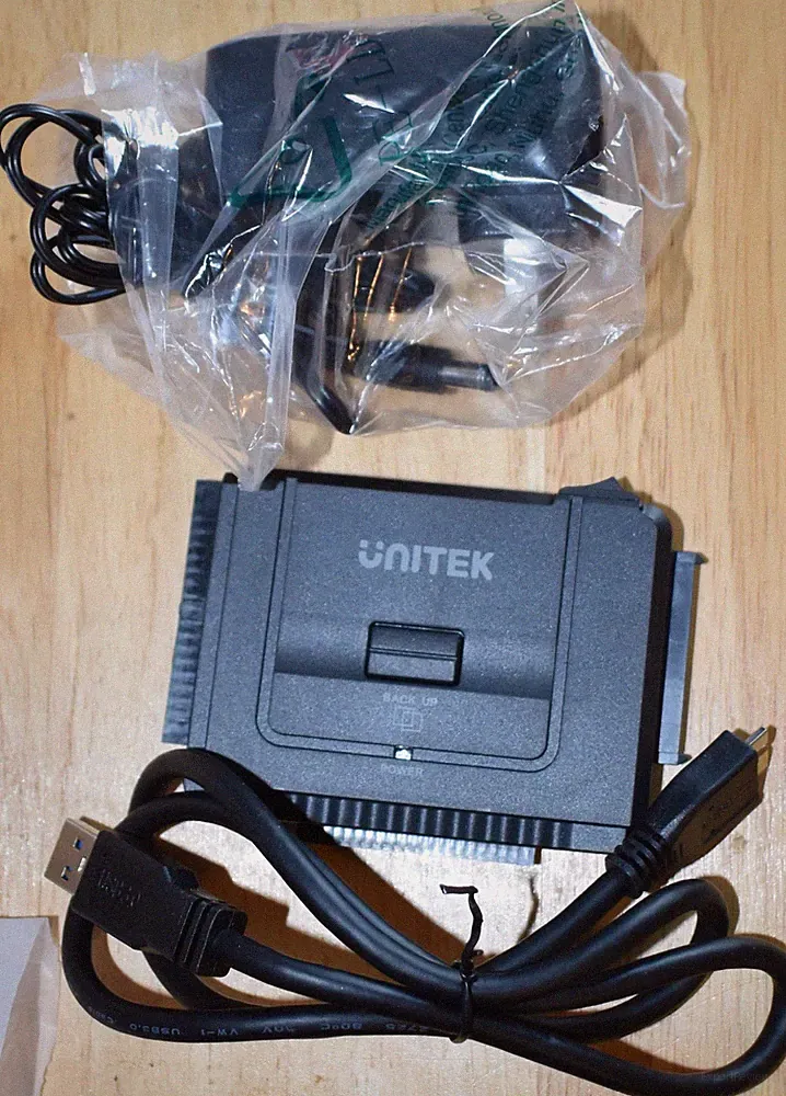 UNITEK Adapters USB 3.0 To IDE Sata Converter Hard Drive Adapter New in box
