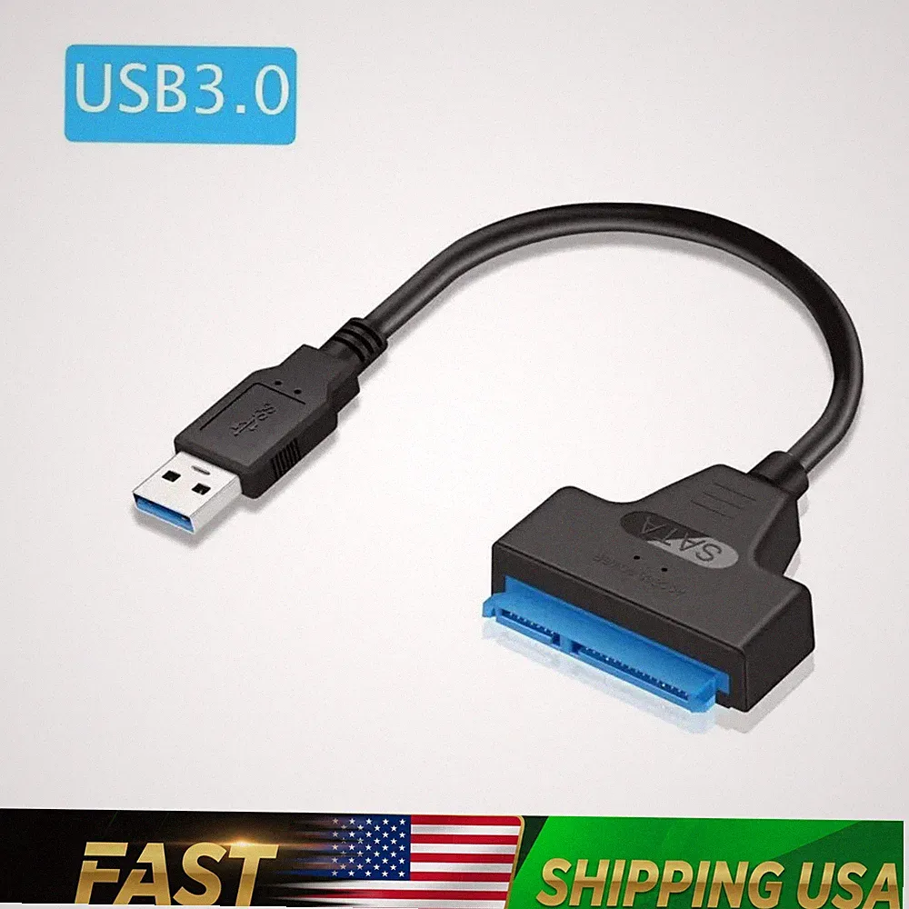 USB 3.0 SATA 2.5 Hard Drive Adapter Cable UASP SSD HDD Converter