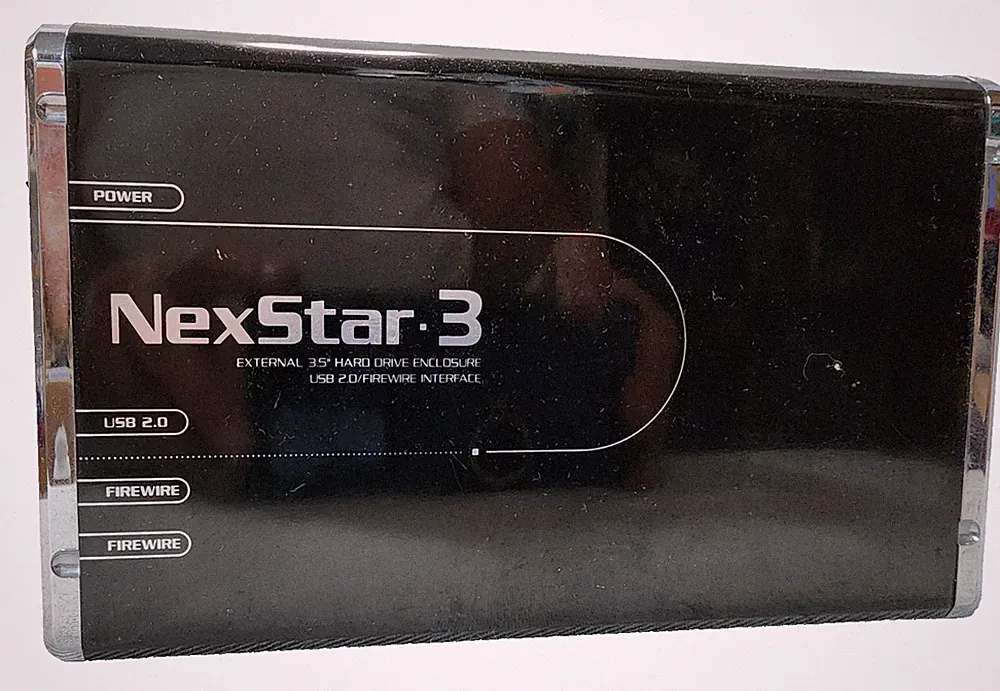 Vantec NexStar 3 NST-360SU-BL 3.5" SATA to USB 2.0 External Hard Drive Enclosure